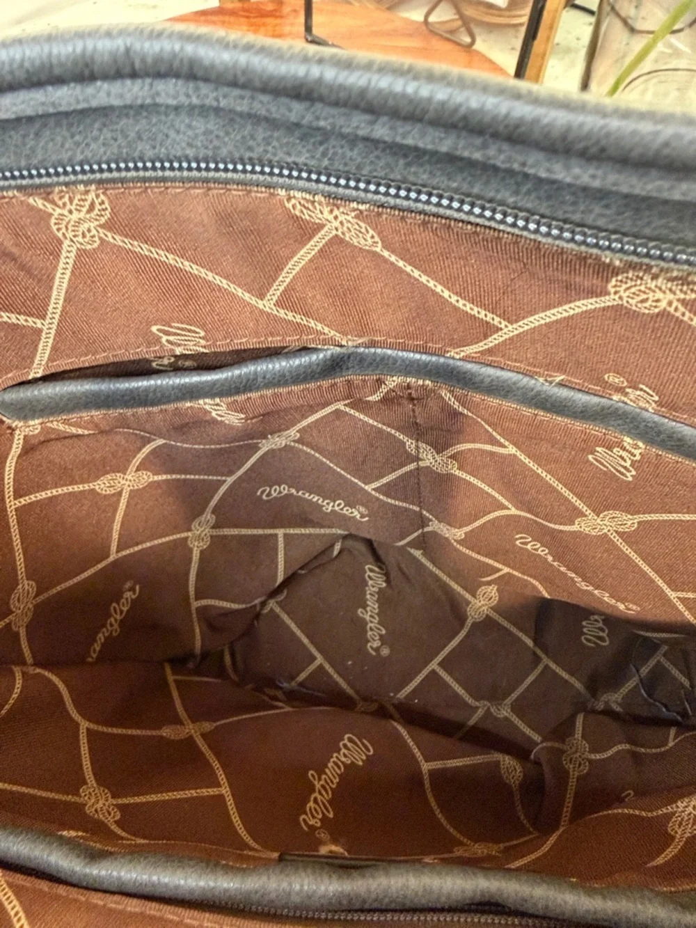 Wrangler Charcoal Hobo Bag